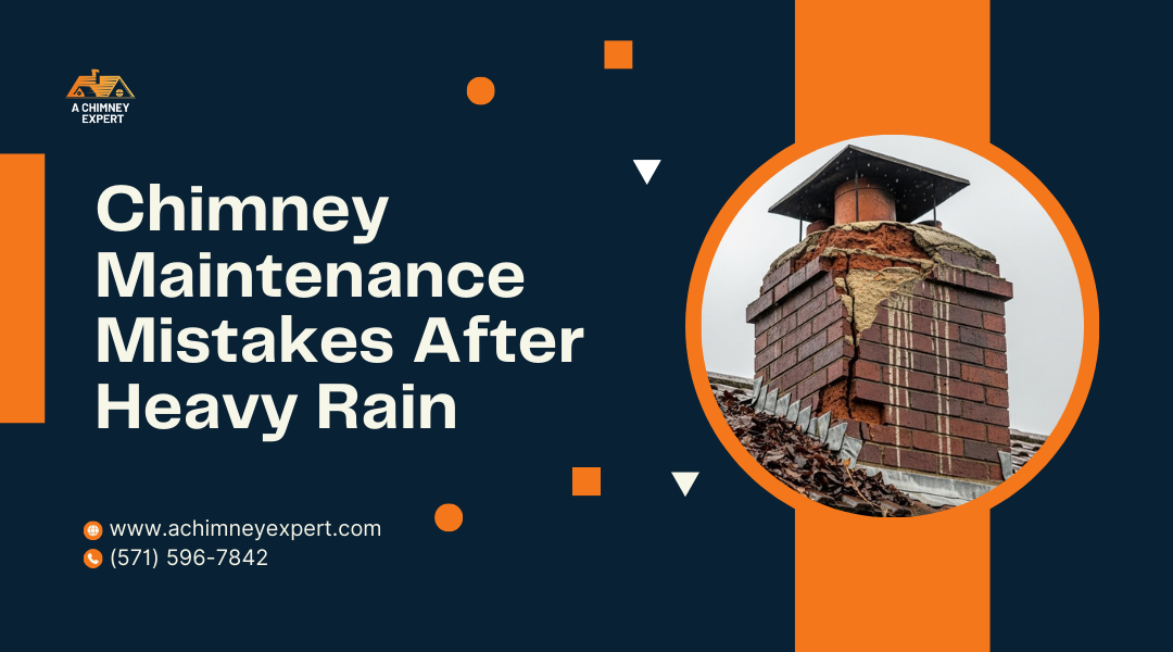 Chimney Maintenance Mistakes After Heavy Rain