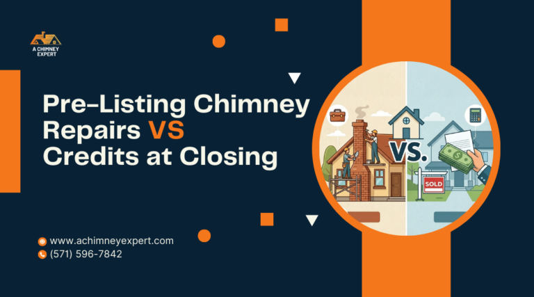 Pre-Listing Chimney Repairs vs Credits at Closing: A Seller Strategy Guide