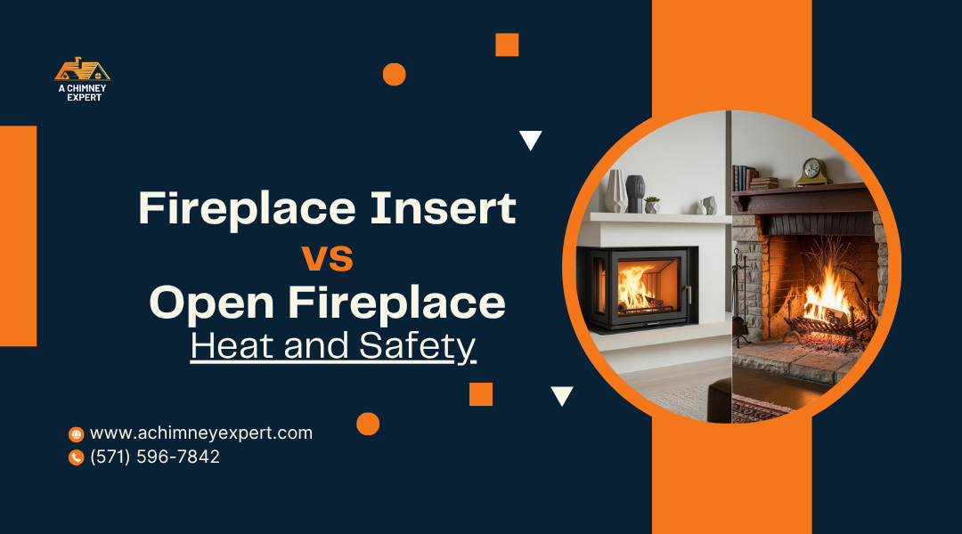 Fireplace Insert Vs Open Fireplace Heat And Safety